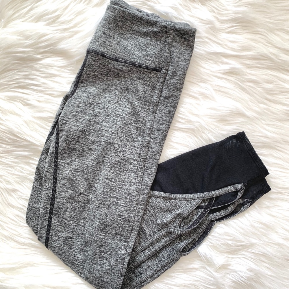 Free People Movement Gray Mesh Legging - Picture 2 of 5
